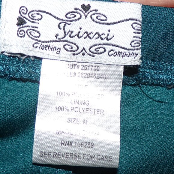 Trixxi Strapless Mini Dress in Teal - Picture 7 of 7